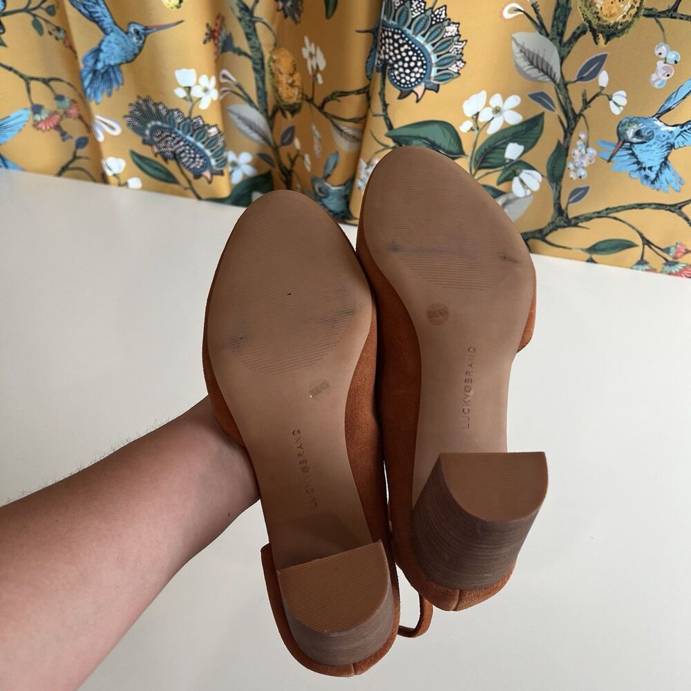 Lucky Brand Kalicia D'Orsay Pumps, Caramel, Women's 10M - Picture 5 of 9